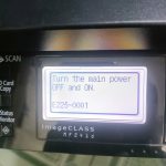 HƯỚNG DẪN KHẮC PHỤC LỖI E225-0001 TRÊN MÁY IN CANON MF241D