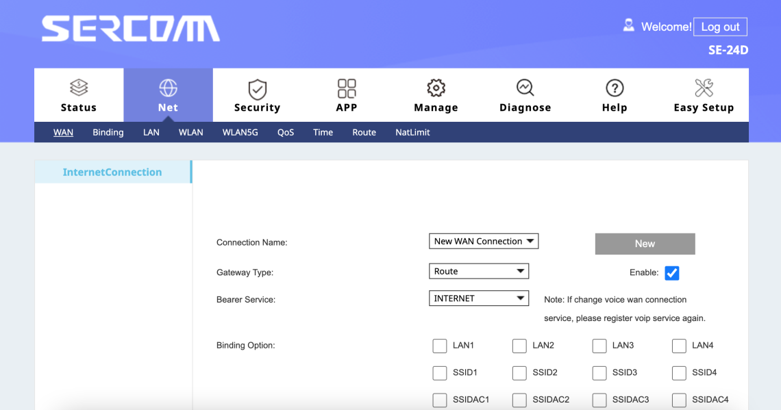 MODEM WIFI SERCOM SE-24D – THIẾT BỊ MẠNG VIETTEL ĐANG TRIỂN KHAI CHO KHÁCH HÀNG